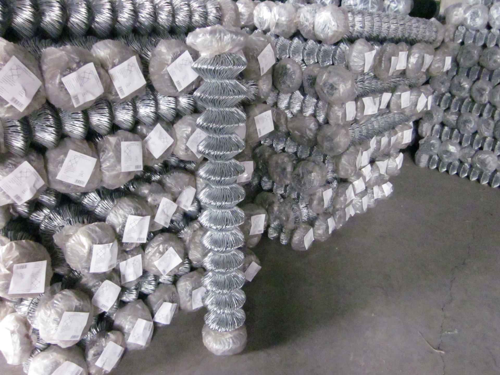 galvanized chain link fence