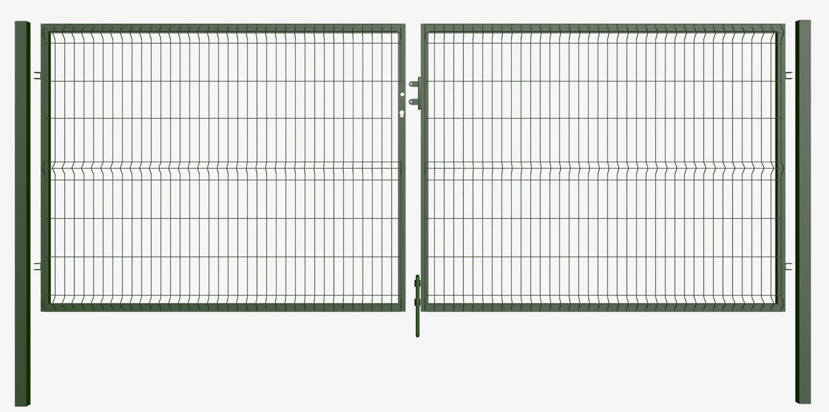 forest slatted fence panel