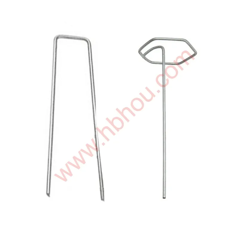 Metal Garden Landscape Sod Staples U Shaped Turf Staples Nails