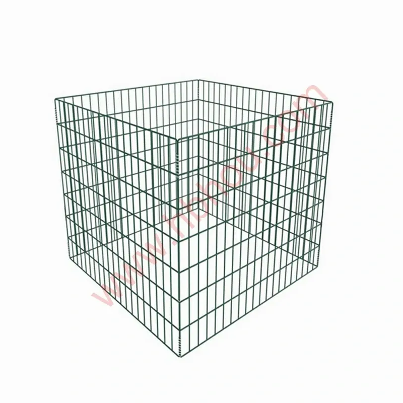 Metal Wire Compost Bin Garden Bed Fencing Outdoor Beautify