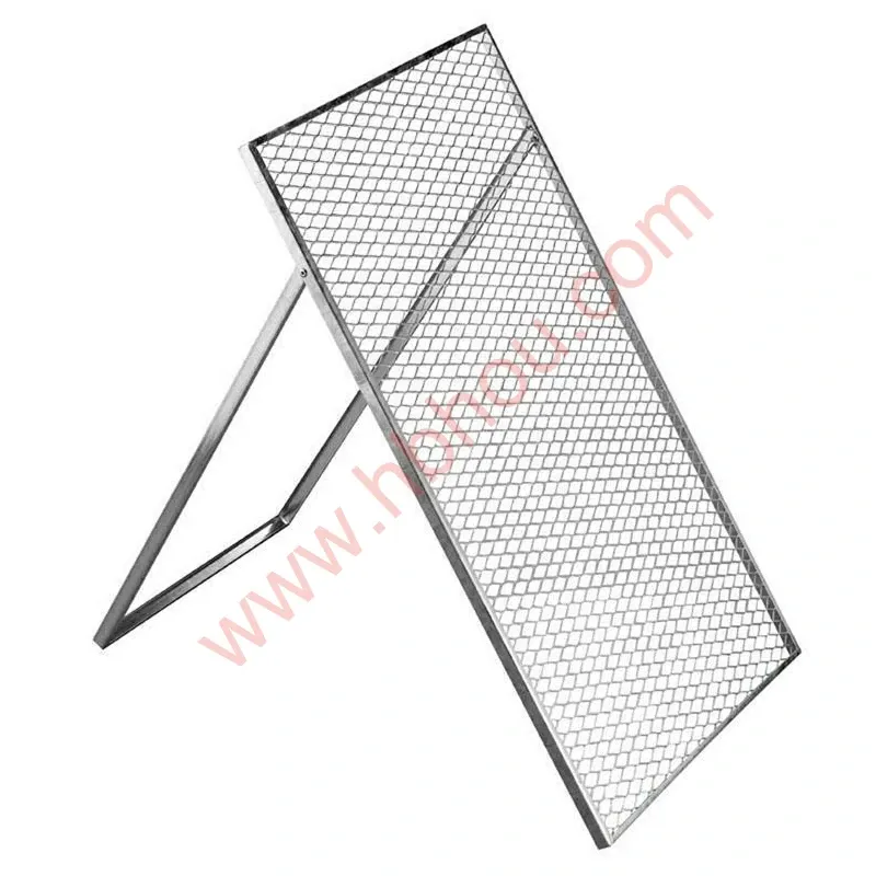 Metal Composter Sieve Rectangle Expanded Metal Mesh Sifter