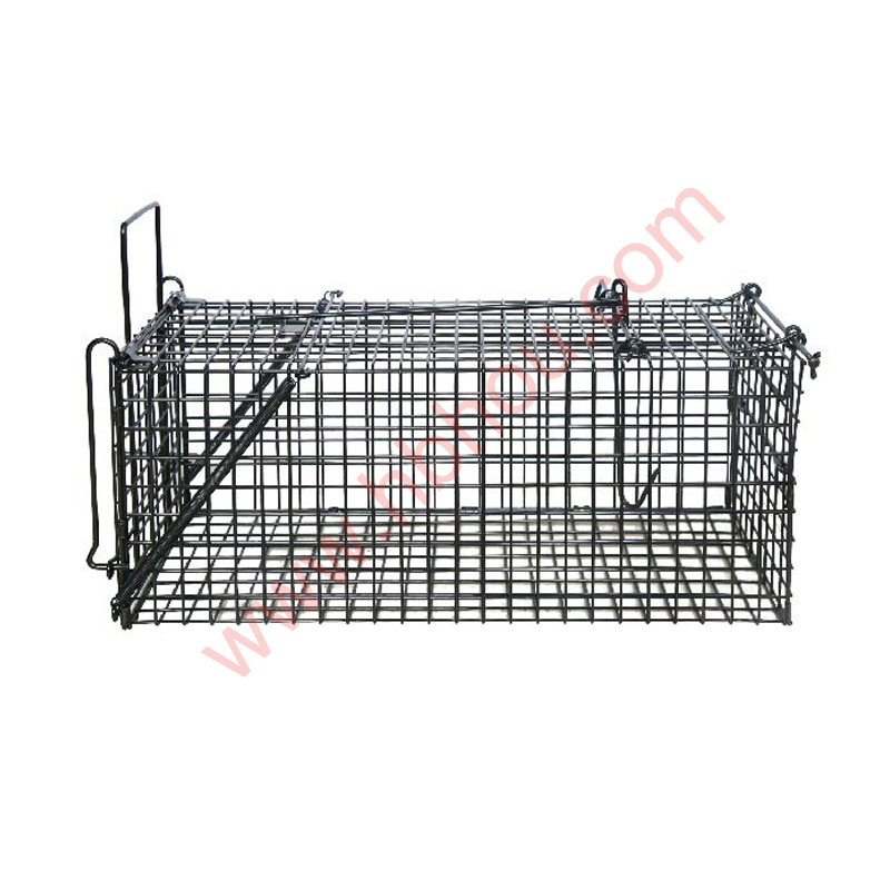 Heavy Duty Black Live Animal Cage Trap