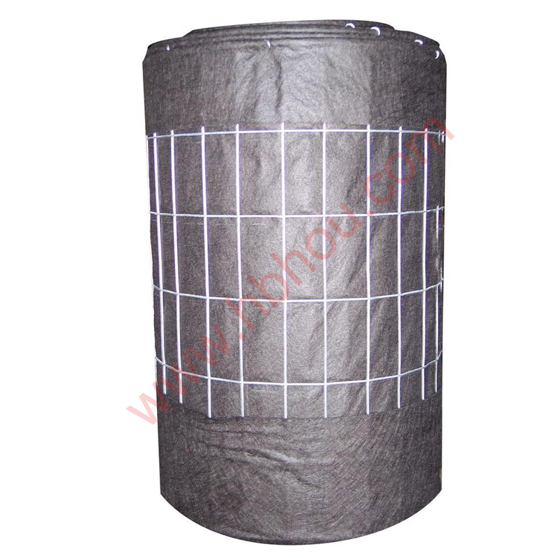 Silt Fence Backed With Welded Wire Mesh To Prevent Topsoil Runoff